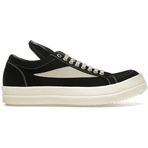 Rick Owens Hollywood DRKSHDW Vintage Low Black Milk Sneaker