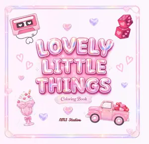 Lovely Little Things Coloring Book | Cute and Cozy Coloring