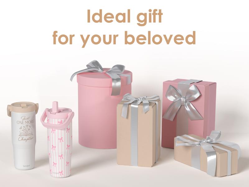 Sandjest 30oz Insulated Tumbler with Straw Lid & Carry Handle, Leak-Proof Stainless Steel, Cupholder Friendly, Ideal for Sports Outdoor Christmas Gift