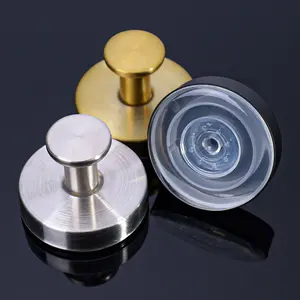 Stainless Steel Suction Cup Hooks No-Drill No-Damage Vacuum Suction Hooks Kitchen Bathroom Bedroom Essentials Clothes Hooks Towel Hooks Organiser