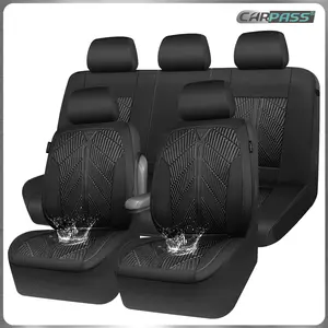 CAR PASS Waterproof Car seat Covers Front Seats Covers Neoprene Wetsuit, All-Weather Non-Slip Durable, Universal Fit for SUV Sedans Trucks Automotive