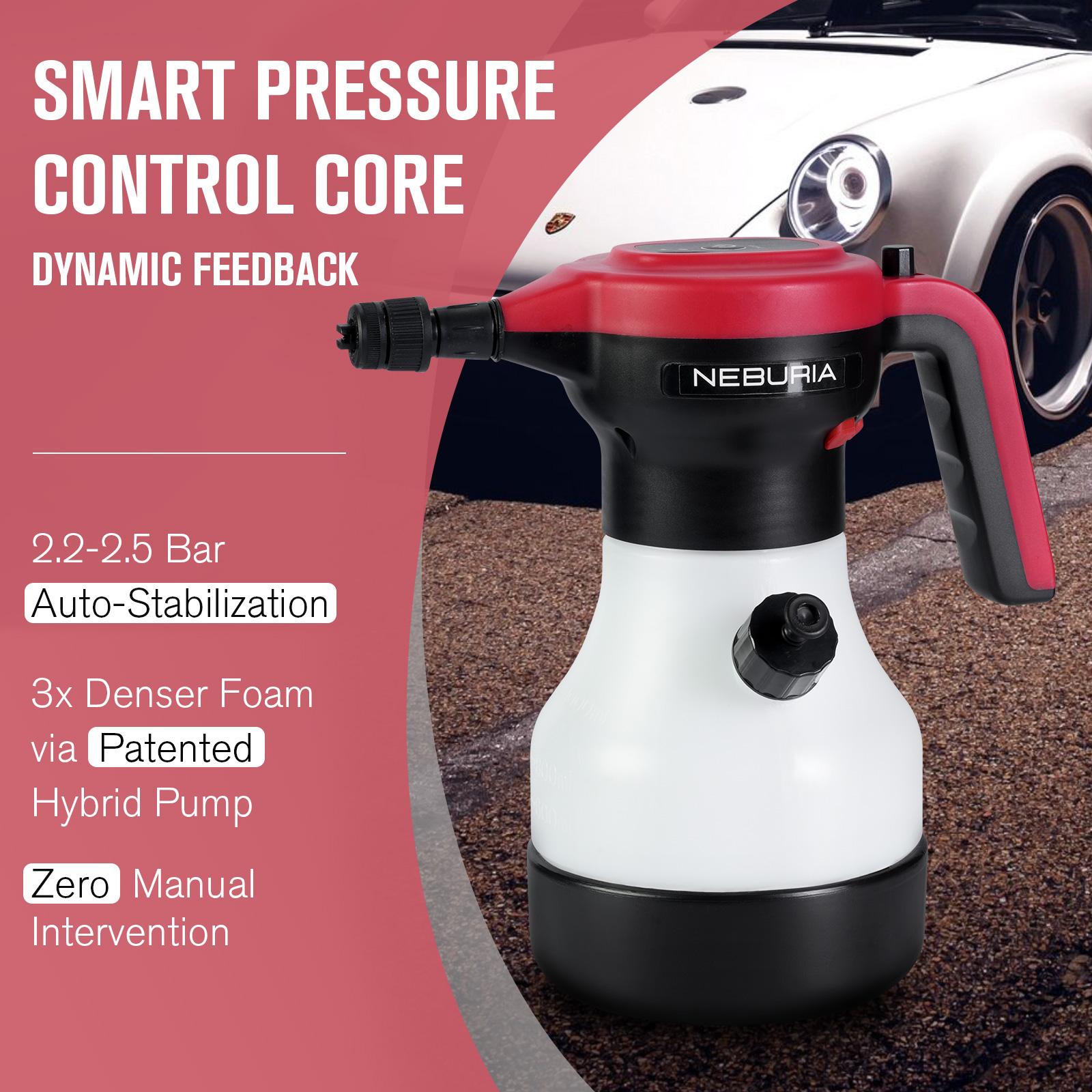 NEBURIA Electric Foam Sprayer,Rechargeable High Pressure Foam Cannon for Car Wash,Auto Detailing,Home & Industrial Cleaning,Professional Foam Sprayer,Pet Bath & Grooming Foam Cannon for Dogs,Cats & Home Cleaning NEBURIA Electric Foam Sprayer,Rechargeable High Pressure Foam Cannon for Car Wash,Auto Detailing,Home & Industrial Cleaning,Professional Foam Sprayer,Pet Bath & Grooming Foam Cannon for Dogs,Cats & Home Cleaning