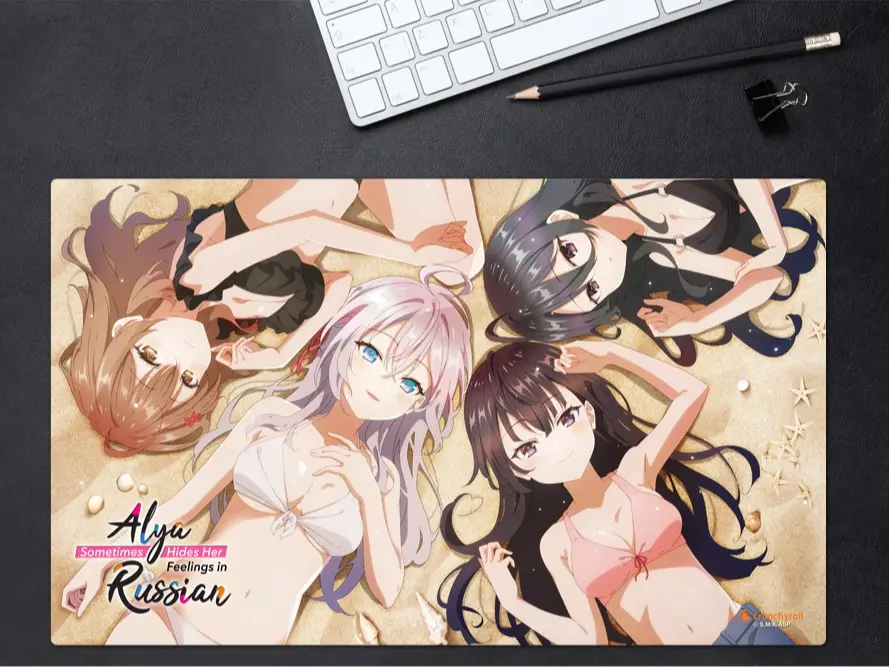 Alya Sometimes Hides Her Feelings in Russian Anime Mouse Pad / Playmat Officially Licensed Brand New