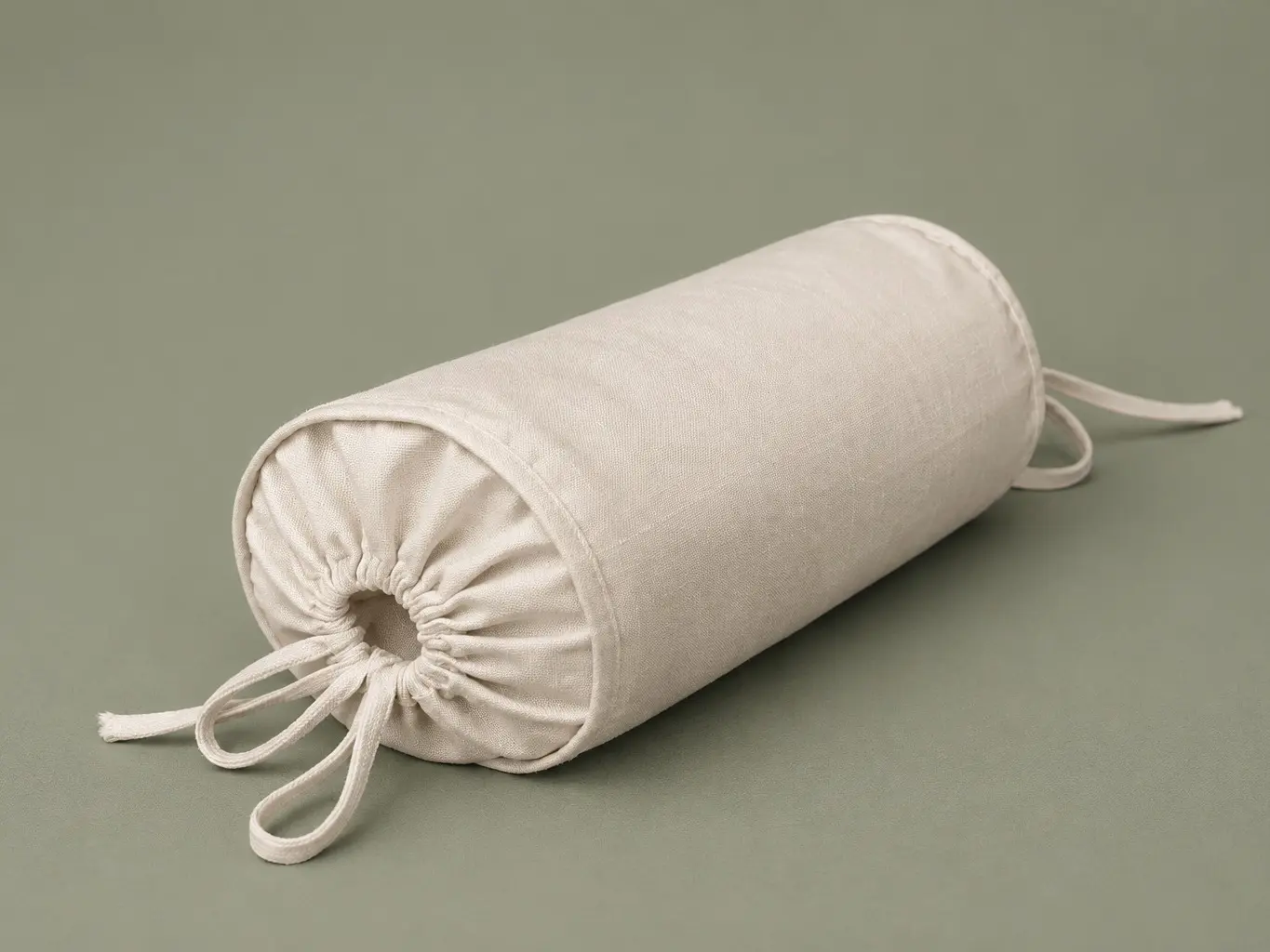 Linen Buckwheat Pillow, Natural Neck Support, Adjustable Fill, Breathable Linen Cover
