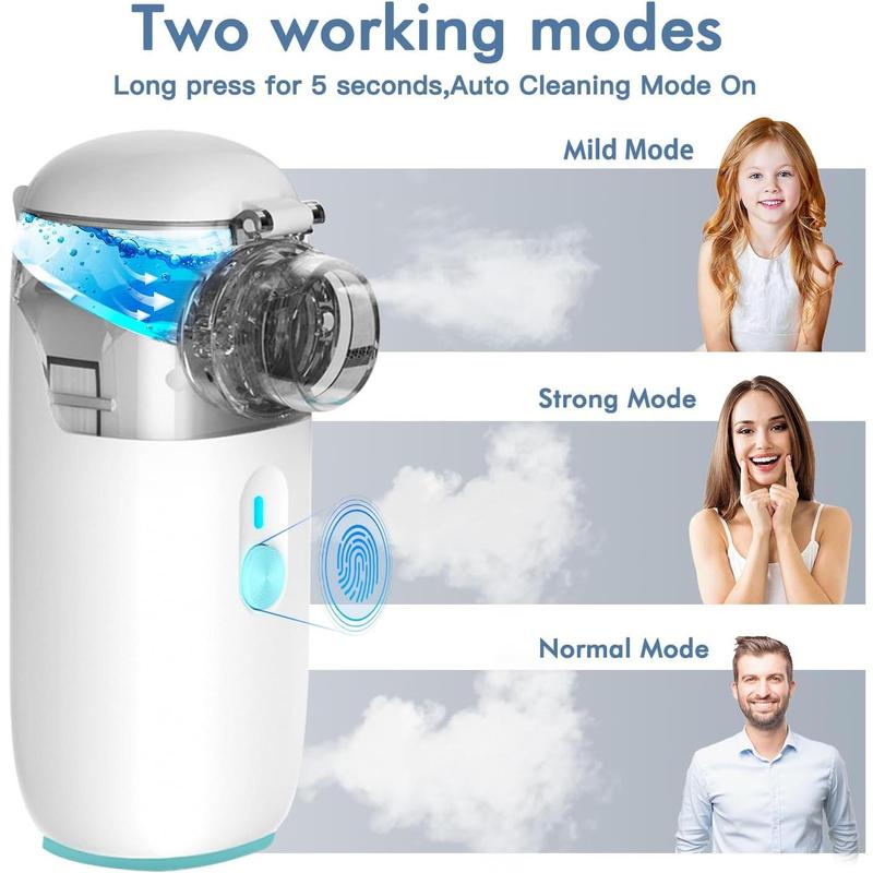 MUNBYN  2026 Upgraded Portable Smart Humidifier, Rechargeable Handheld Humidifier with Auto-Cleaning & Dual Modes, Personal Humidifier for Home & Travel, Safe for Adults and Kids