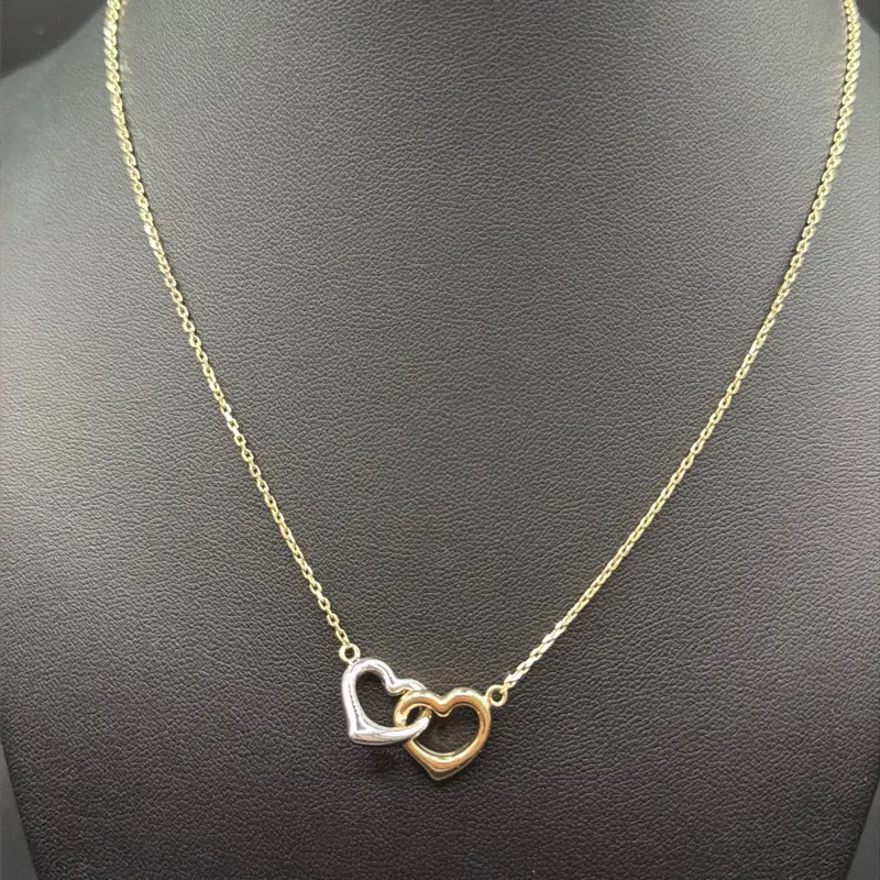 Gold Chain of Two Intertined Hearts……INDESTRUCTIBLE UNION BETWEEN TWO PEOPLE
