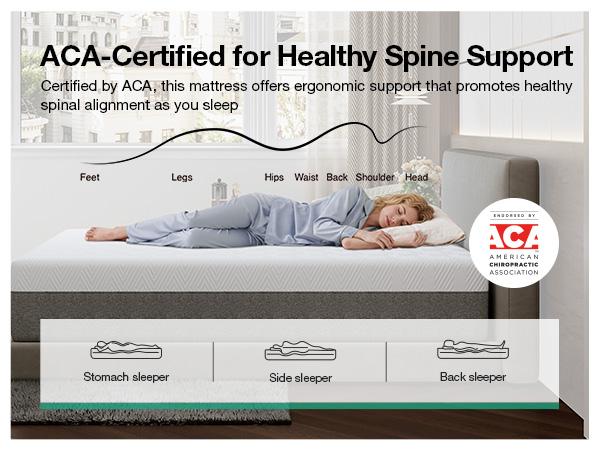 Gel Memory Foam Mattress for Cool Night &  Fiberglass-Free，Full/Queen/KIng Size ,6/8/10/12/14 Inch Medium Firm  in Box for Cool Sleep and Pressure Relief&Perfect Balance of Softness.Holiday Haul