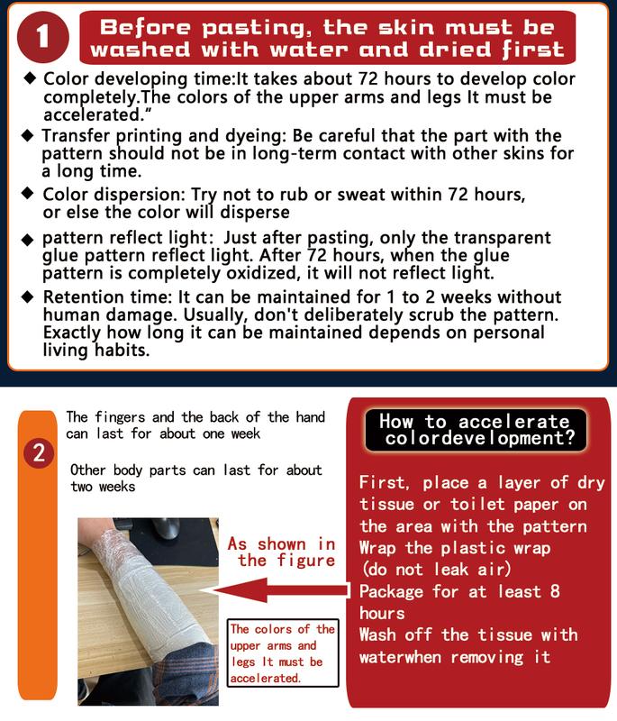 6 sheets Large temporary tattoos men,,fake tattoos,Containing 1 One Mexican Style Font Elements and 5 Random Styles, Lasting for 7-15 Days, long lasting temporary tattoo arm,Herbal Tattoo Stickers,tatuajes temporales,realistic temporary tattoos