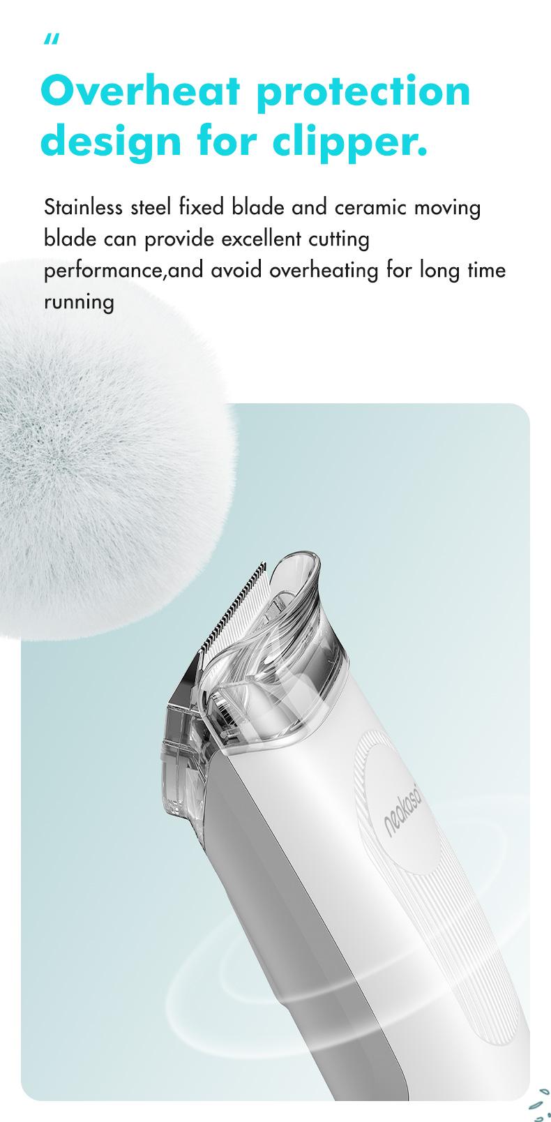 Neakasa P1 Pro Pet Grooming Kit & Vacuum Suction 99% Pet Hair with 5 Professional Grooming Shedding Tools for Dogs Cats and Other Animals