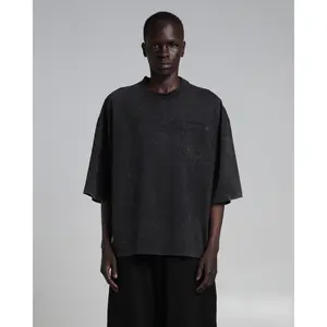 7.5oz Acid Wash Pocket Tee Short Sleeve