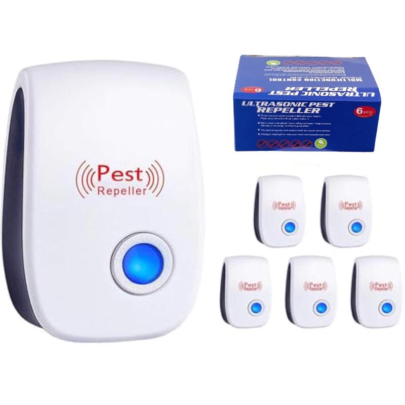 6 units - Indoor Rodent Destroyer, Rodent Destroyer, Ultrasonic Rodent Destroyer, Household and Automotive Rodent Destroyer, Plug in Use