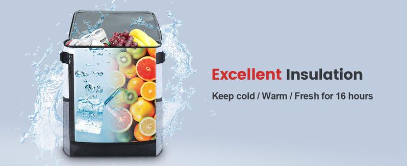 Cooler Backpack, 36 Cans Multifunctional Leakproof Cooler Backpack with Padded Top Handle, Mesh Pocket for Camping BBQ Lunch Picnic Hiking Fishing,Waterproof Ice Box Thermal Bag Insulated Travel