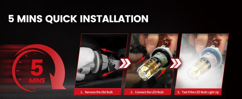 Lasfit 3157 3156 3057 4157 LED Reverse Backup Light Bulb | Xenon White，2 Bulbs | Upgraded L2 Series