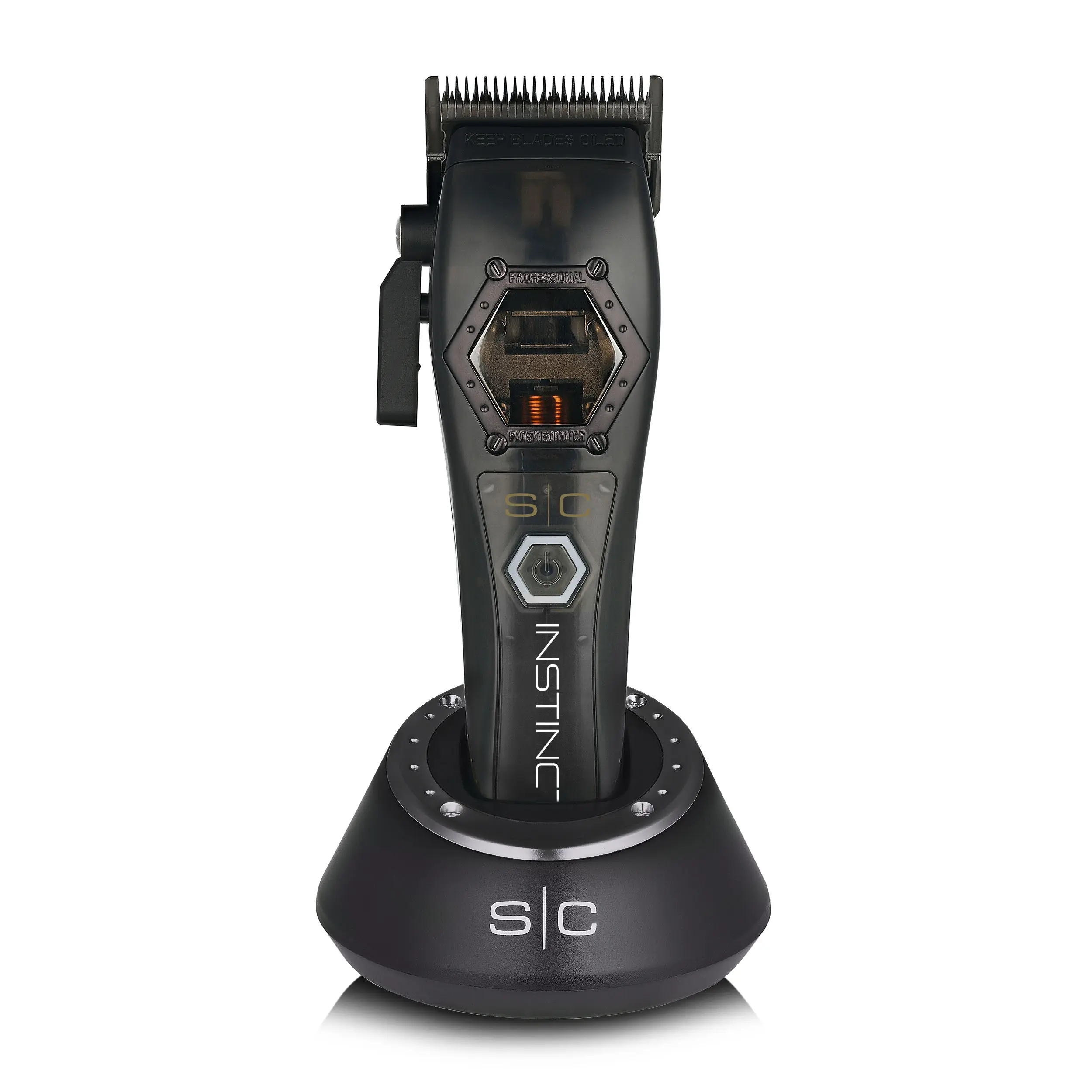 Stylecraft Instinct Metal Clipper - Professional Cordless Hair Clipper with IN2 Vector Motor Comfort & Black Diamond Carbon Blades