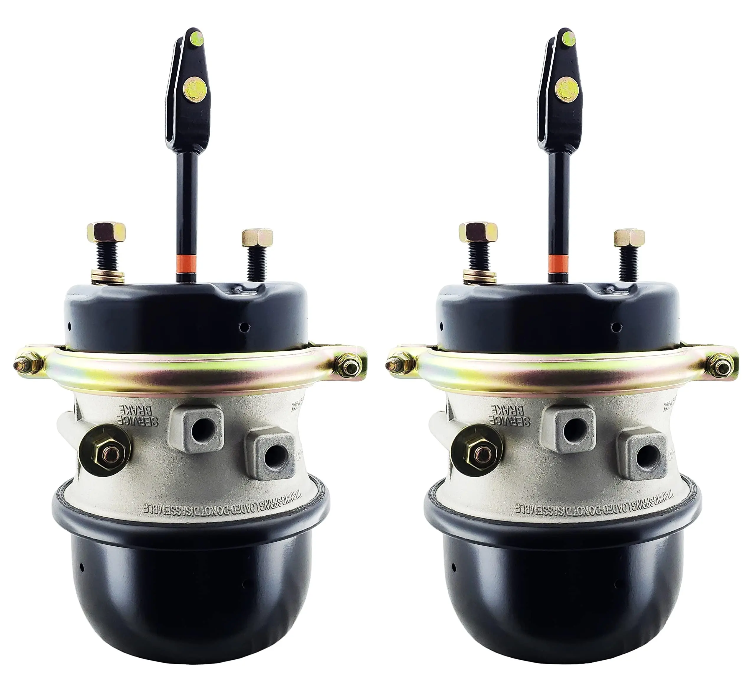 Torque 2 Pack of Type 30/30 Air Brake Chamber Welded Clevis 3" Long Stroke 3030 (Replaces Haldex GC3030LCW LC3030LCW Bendix NT3030ELS-WC IHC 3541891C91 Freightliner HDX1373030215) (2 x TR3030CLS-WC)