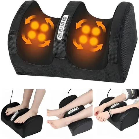 Heated Polyester Foot Massager - Comfortable Heated Foot Spa for Athletic Post-Workout Recovery, Tired Legs Relief, Enhances Circulation, Compression Relaxation, Gift for Athletes
