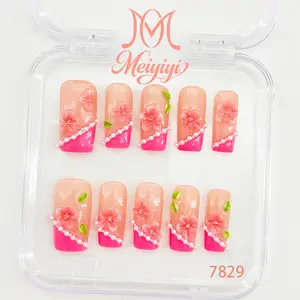 .DP.7829.Spring small flowers can be worn on nails