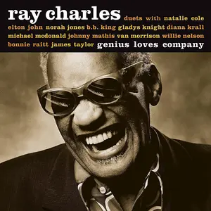 Ray Charles - Genius Loves Company  [VINYL RECORD - LP] Gatefold LP Jacket, 140 Gram Vinyl