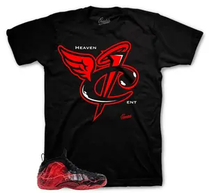 Bright Crimson Sneaker Match T-Shirt – Heaven Cent Streetwear Graphic Tee