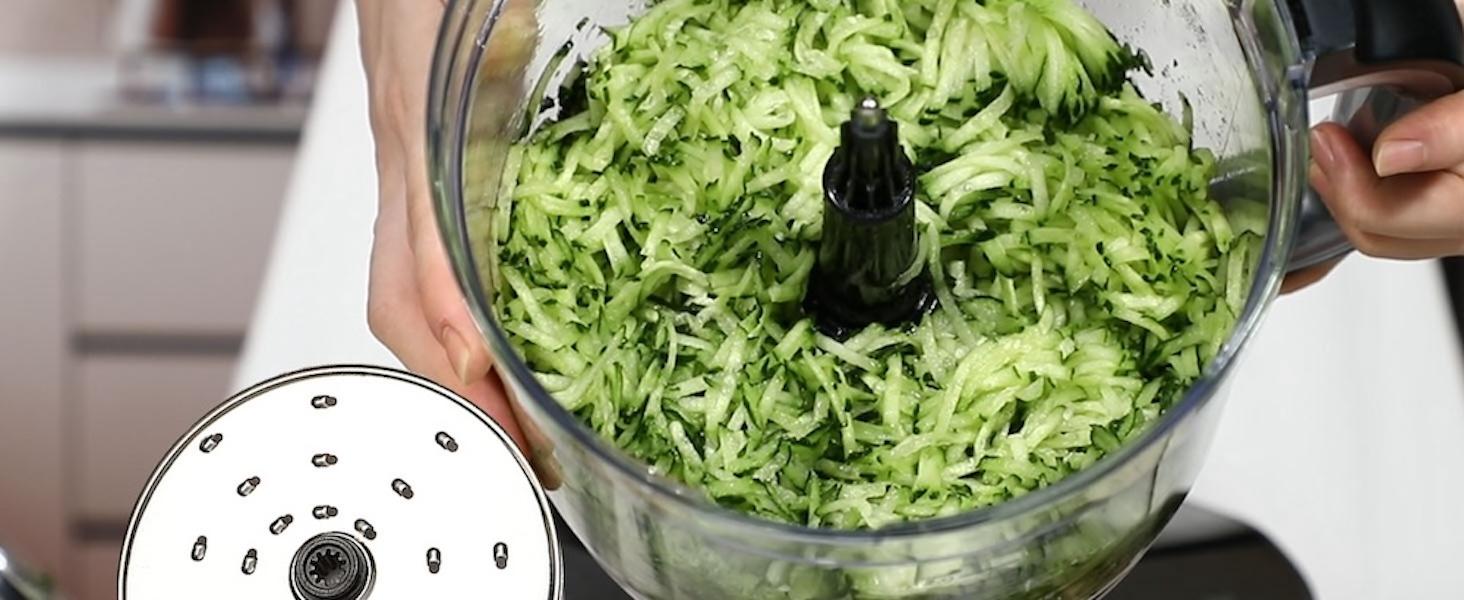 14 Cup Large Food Processor, XL Bowl, Large Chute for Blending, Mixing, Shredding, and Slicing, Meat and Vegetable Chopping, Doughing, All in One for kitchen,4 Speeds, 600W 14 Cup Large Food Processor, XL Bowl, Large Chute for Blending, Mixing, Shredding, and Slicing, Meat and Vegetable Chopping, Doughing, All in One for kitchen,4 Speeds, 600W