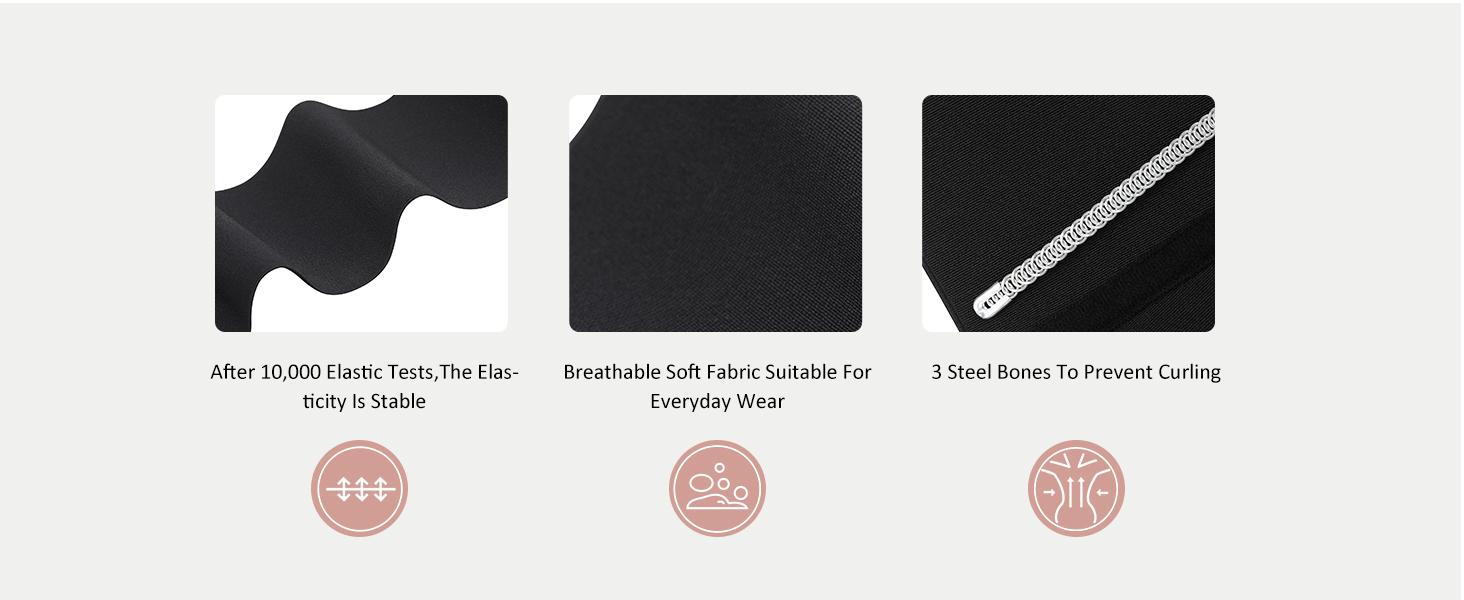 FeelinGirl Livestream Belt Waist Cincher Ab Belt Tummy Control Body Shaper with Triple Wrap Women Comfortable Fabrics Nylon Adjustable Multicolor Lady Festival Womenswear Lady  Comfort Fabrics Womenswear Waist Trainer SpringStatements