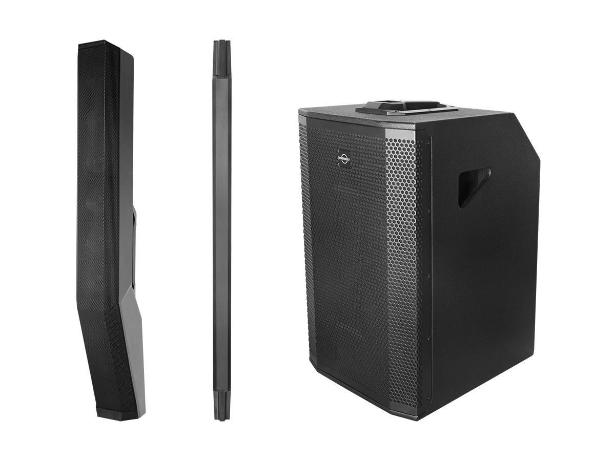 LOTAWAY EQ-1000 Powered Column PA System with 15" Wooden Subwoofer, 3600W Portable Line Array Speaker with 8x3" Neodymium Drivers, 4-Channel Mixer, DSP & Bluetooth TWS for DJ, Church, Live, Club LOTAWAY EQ-1000 Powered Column PA System with 15" Wooden Subwoofer, 3600W Portable Line Array Speaker with 8x3" Neodymium Drivers, 4-Channel Mixer, DSP & Bluetooth TWS for DJ, Church, Live, Club