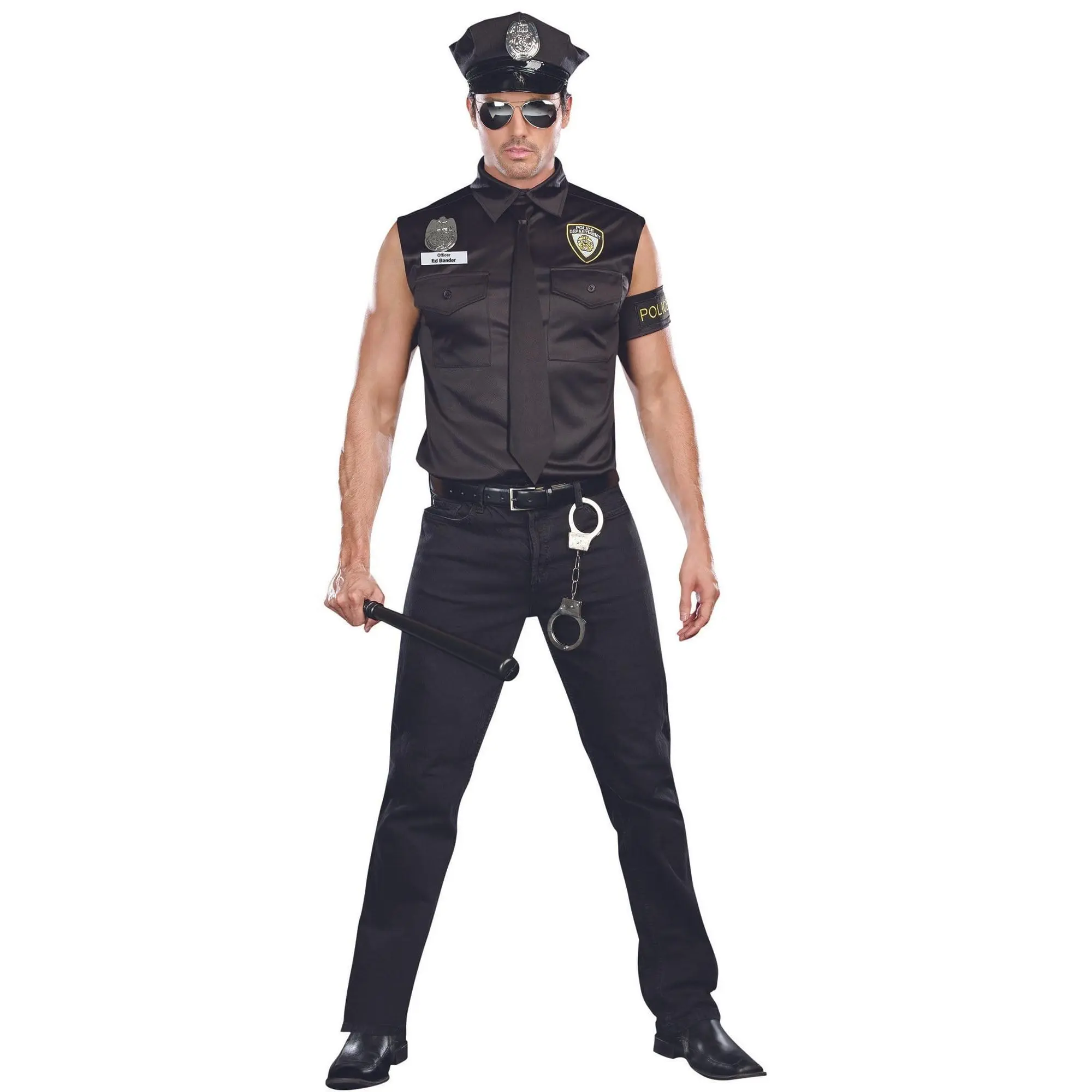Sexy Dirty Cop Officer Ed Banger Men's Costume