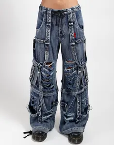 SHREDDER DENIM FULL FORCE PANT INDIGO FOG WASH