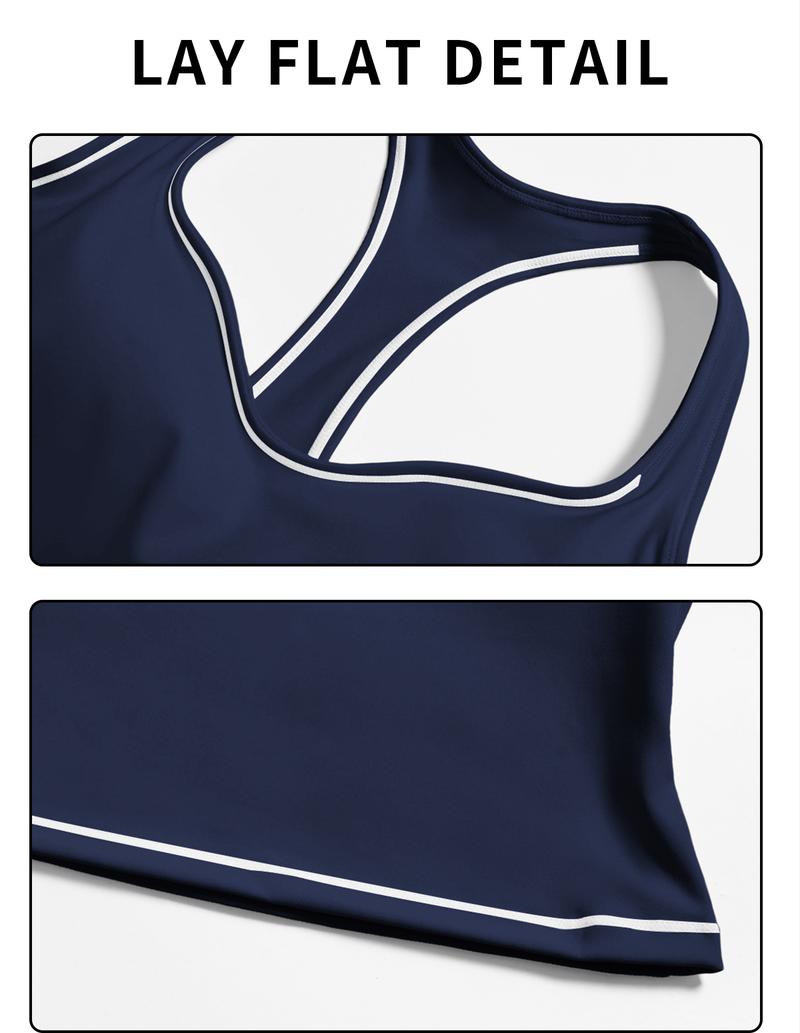 MFVIM Women's Sporty Tracksuit Set - Casual Two-Piece Athletic Wear, 78% Nylon 22% Spandex, Ideal for Gym & Daily Activities, H-Shaped Back Design, Bell-Bottom Pants