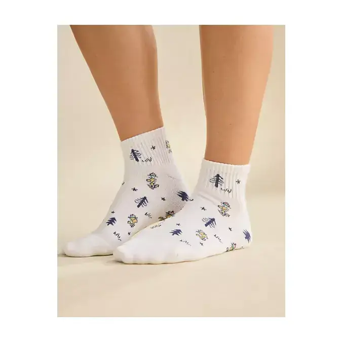 AE Snoopy Graphic Shortie Crew Socks 2-Pack