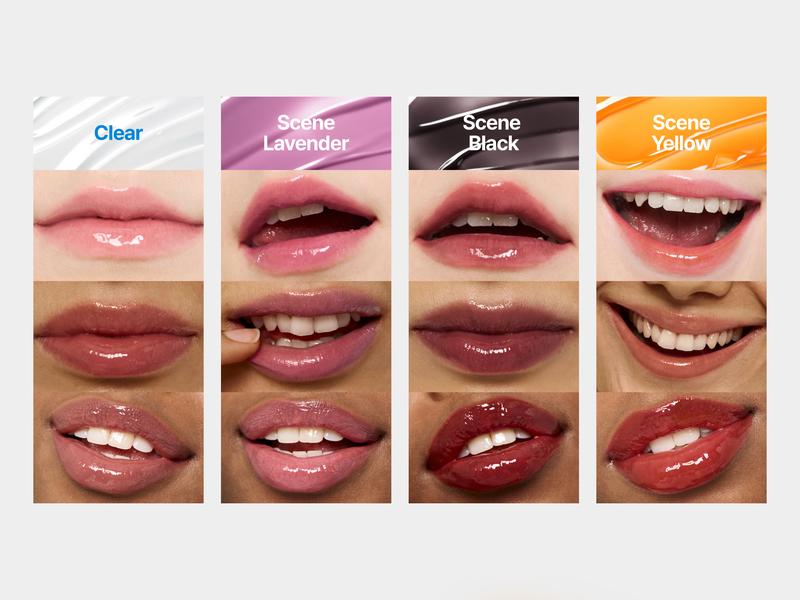 fwee 3D Changing Gloss | Lip Gloss, High shining, Long-lasting, Moisturizing finish | 4 Colors