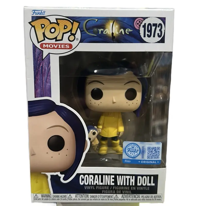Funko Pop Coraline Movie Char Vinyl Figure with Doll - New Decorative Collectible Figure, Figurines for Entertainment Displays