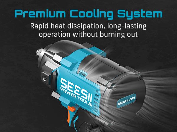 SEESII Upgraded Electric Impact Wrench w/ Detachable Handle - 1180 Ft-lbs (1600 N·m) 1/2" High-Torque, 21V Cordless + 2x 4.0Ah Batteries | for Car/Truck/Mower/Industrial Tasks, Black Friday Deals SEESII Upgraded Electric Impact Wrench w/ Detachable Handle - 1180 Ft-lbs (1600 N·m) 1/2" High-Torque, 21V Cordless + 2x 4.0Ah Batteries | for Car/Truck/Mower/Industrial Tasks, Black Friday Deals