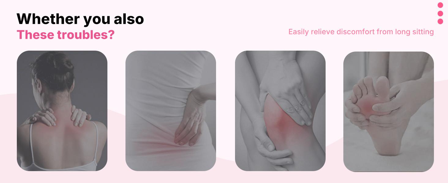 Merach Portable Vibrations Cordless Vibration for Whole Body Fascial Ring - 6 Speed Levels Neck & Shoulder Muscle Relief Deep Tissue Percussive Massager for Relaxation Pink & Gray Design Merach Portable Vibrations Cordless Vibration for Whole Body Fascial Ring - 6 Speed Levels Neck & Shoulder Muscle Relief Deep Tissue Percussive Massager for Relaxation Pink & Gray Design