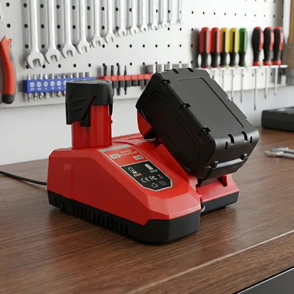 Milwaukee Replacement Charger for M12-M18 12-18V Lithium-Ion Batteries, Rapid Charging Power Tool Accessory for Heavy Duty Tools, Compatible with Lithium Rechargeable Batteries, Lithium Rechargeable Battery