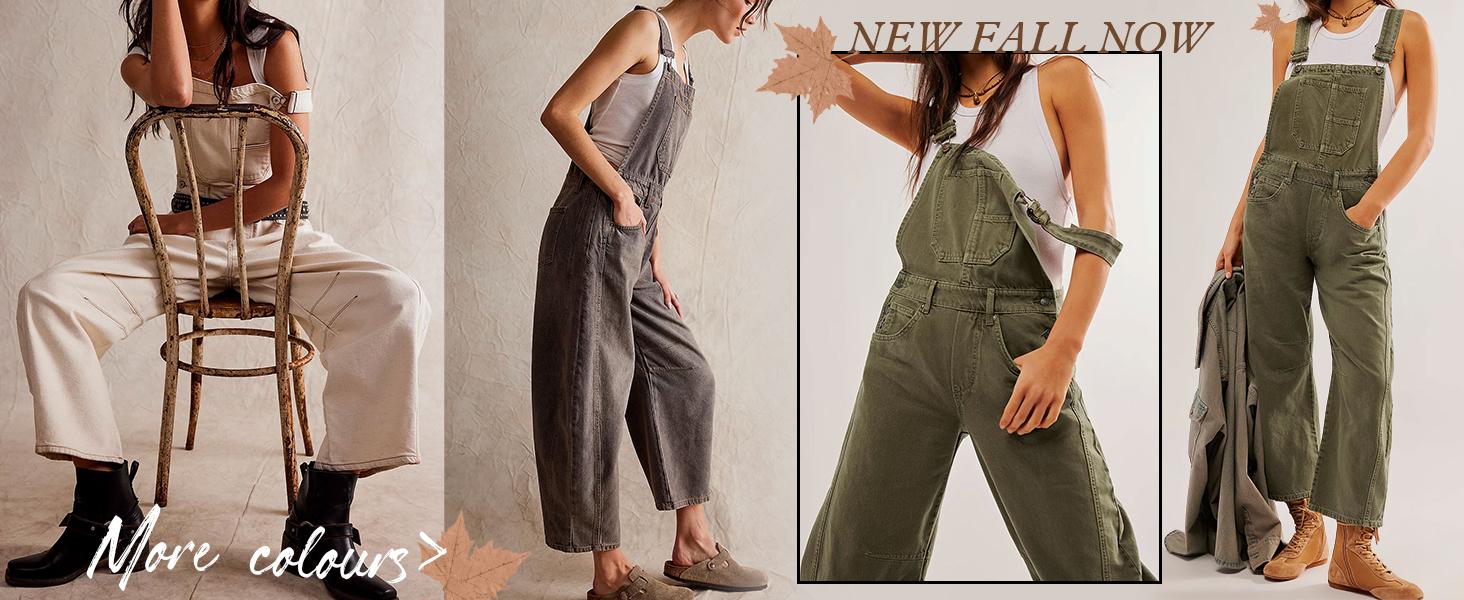 Chouyatou women's wide-leg denim overalls Y2k loose straight overalls jumpsuit SpringStatements Chouyatou women's wide-leg denim overalls Y2k loose straight overalls jumpsuit SpringStatements