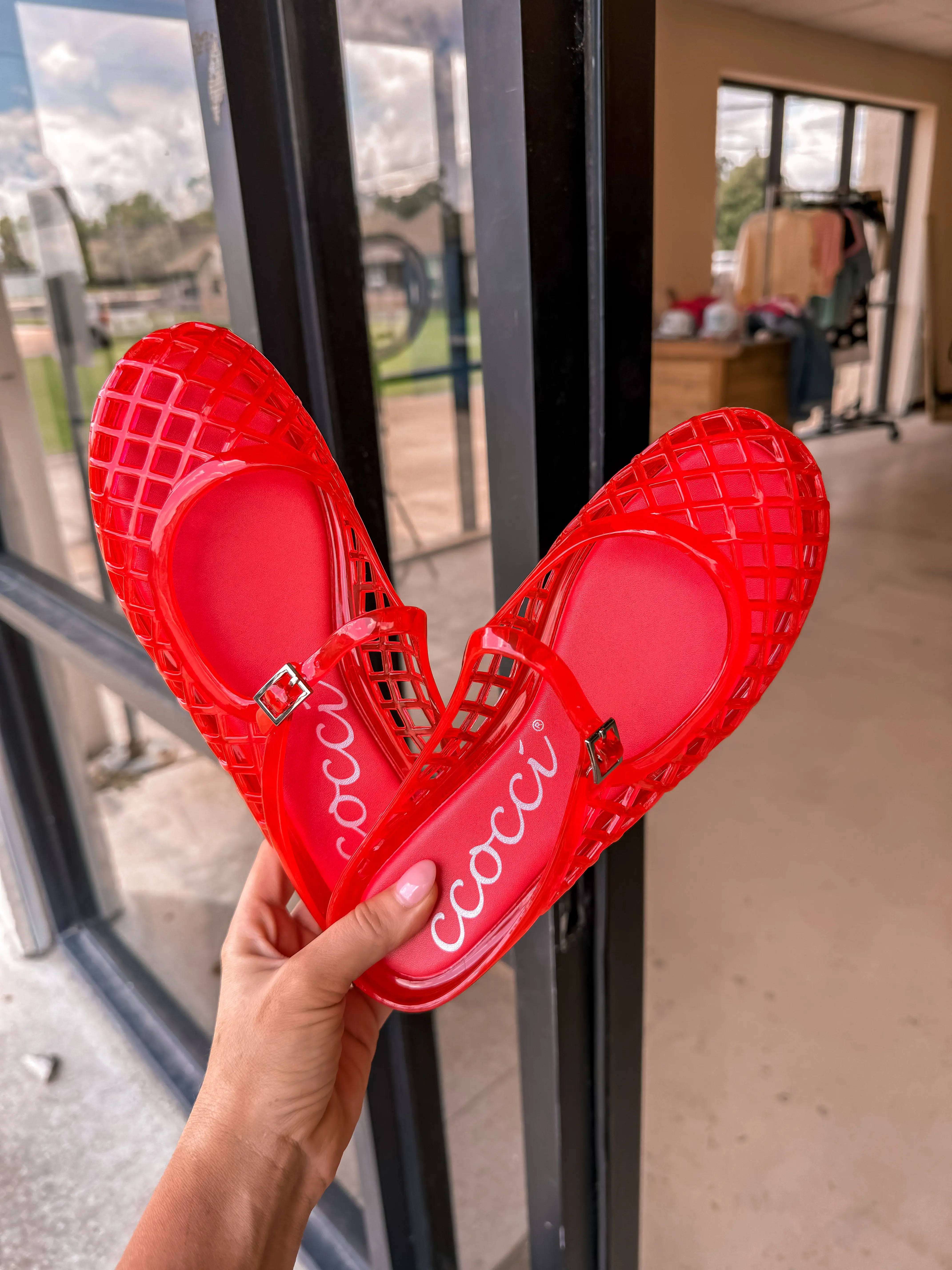 Firecracker Jelly Sandal