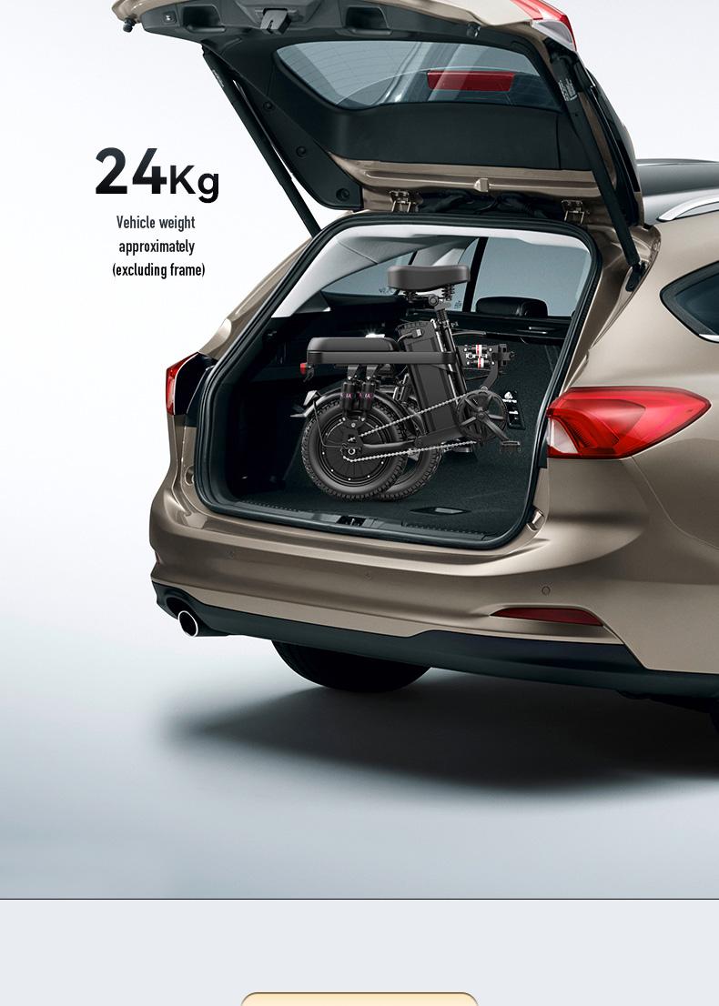 Electric Folding Bicycle 500W Motor 14-Inch Tires 48V 15Ah Battery 30-Mile Range Certified Shock Absorption Smart Urban Bike 1000W Peak Power 100KM Range Foldable with 16-Level Shock Absorption System Commuter Ebike Suspension Ebike Brakes Electric Folding Bicycle 500W Motor 14-Inch Tires 48V 15Ah Battery 30-Mile Range Certified Shock Absorption Smart Urban Bike 1000W Peak Power 100KM Range Foldable with 16-Level Shock Absorption System Commuter Ebike Suspension Ebike Brakes