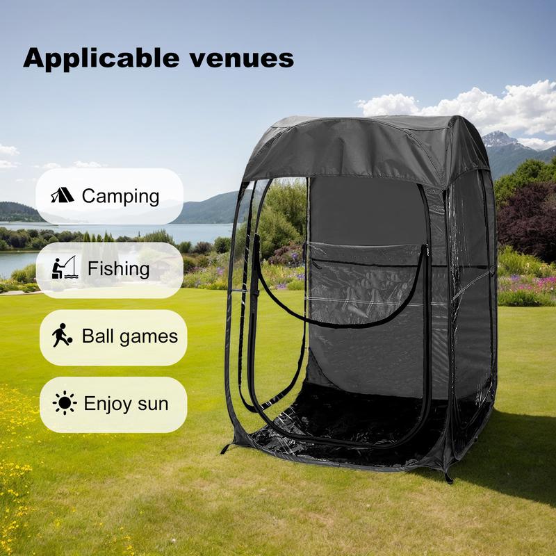 Instant Pop Up Sports Tent – 60 Second Setup Portable Shelter!  All-Weather Wind & Rain Protection for Camping, Fishing, Beach, Tailgating & Outdoor Events ️ Compact & Lightweight – Perfect Sports Gear & Emergency Shelter! ️