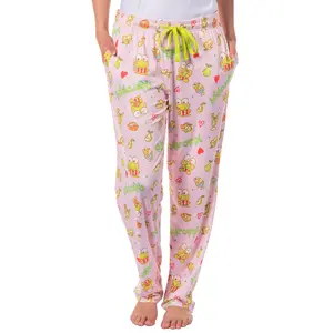 Sanrio Keroppi Women's Pajama Pants Allover Print Adult Lounge Sleep Bottoms