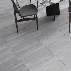 Light Gray 24x24 Matte Stone Look Porcelain Large Tile (3 pack, 11.63 sq ft/case)