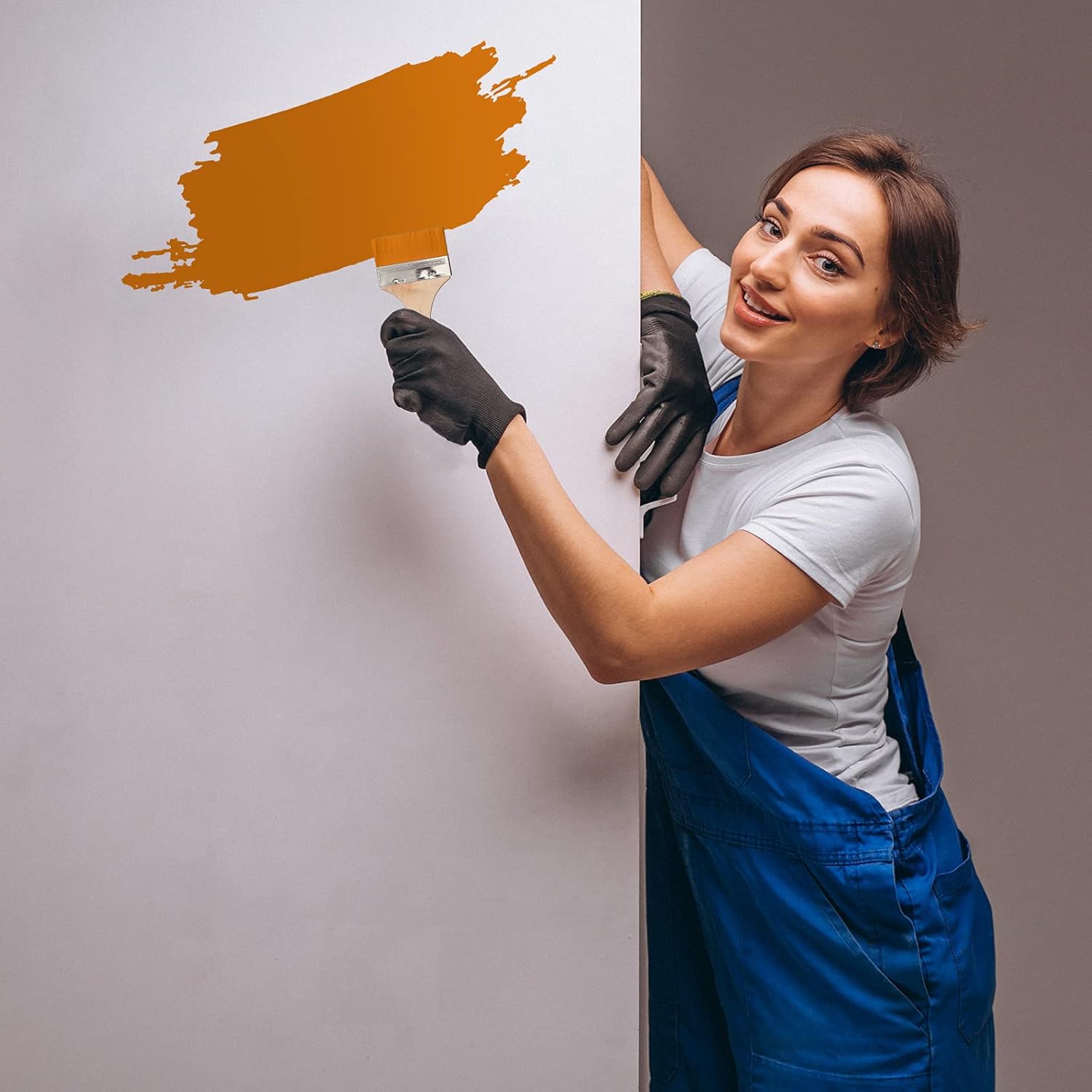 12Pcs Flat Art Paint Brushes Set,Assorted Size Nylon Painting Brushes for Artists & Beginners,Easy To Clean Wooden Handle,Perfect Gift for Art Lovers