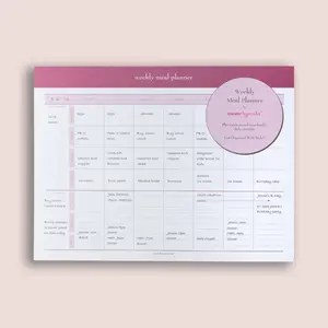 Weekly Meal Planner Notepad