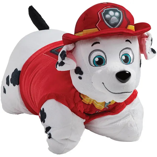 Heroic Spotted Firefighter Pup Pillow Pet