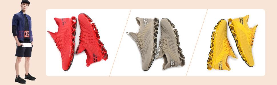 Men's Running Shoes Blade Tennis Walking Fashion Sneakers Breathable NonSlip Gym Sports Work Trainers, Perfectfor Students and Outdoor Sport Runner Closed Sports Shoes Walking Shoes Casual Training Footwear Athletic Outdoorfun