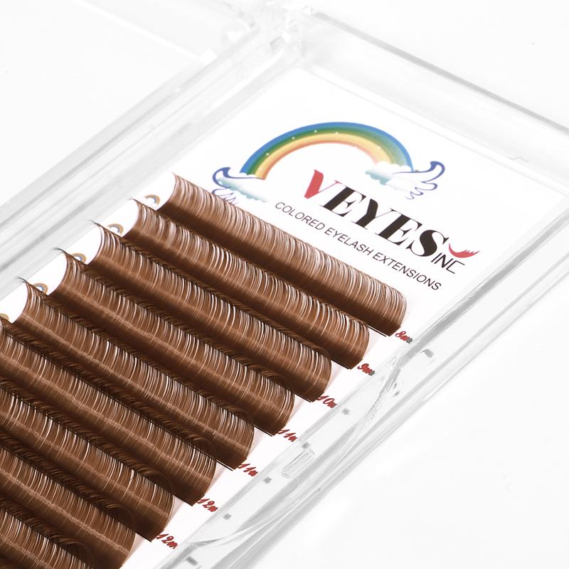 VEYELASH 0.03mm Honey Brown Eyelash Extensions