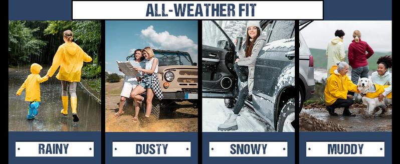 CROSSDESIGN TPE Floor Mats Liners Fit For 2022-2024 Nissan Frontier Crew Cab All Weather TPE Waterpoof Floor Mats Liners CROSSDESIGN TPE Floor Mats Liners Fit For 2022-2024 Nissan Frontier Crew Cab All Weather TPE Waterpoof Floor Mats Liners