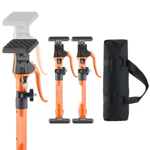 Cabinet Installation Support Pole, 2-Pack, Telescoping Steel Quick-Release Rods, Adjustable 15.75–23.6 Inch Length, Heavy-Duty 220 lb Capacity, 3rd Hand Assist System for Cabinets, Drywall Lifting, Cargo Bar Support