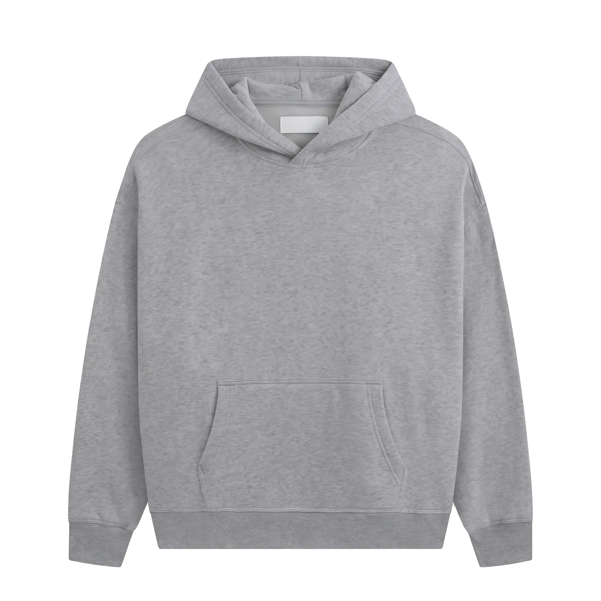 Men's Plain Solid Color Hooded Pullover Sweatshirt - Menswear Tops, Long Sleeve Casual Street Wear, Soft Breathable Skin-Friendly Fabric, Daily Comfort, Machine Washable Minimalist Clothing, All Seasons