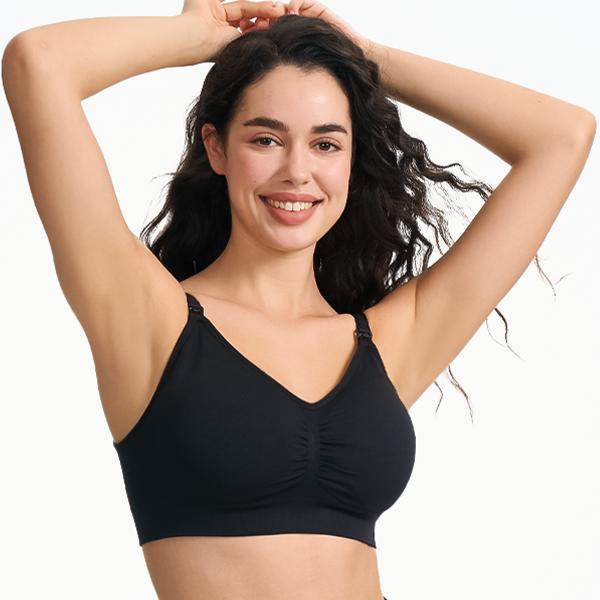 Momcozy Nursing Bras for Breastfeeding - Ultimate Comfort with Multiple Color Options, Seamless & Wireless Design